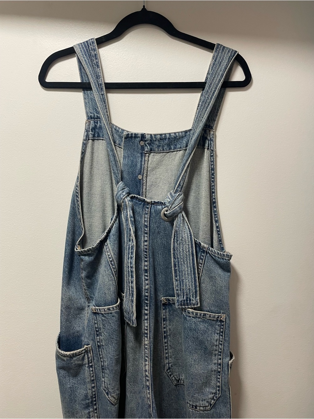 We The Free Fields of Flowers Wide Leg Overalls Size Medium - Picture 6 of 10